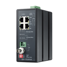 Industrial VDSL2 Ethernet Extender, PoE, Remote